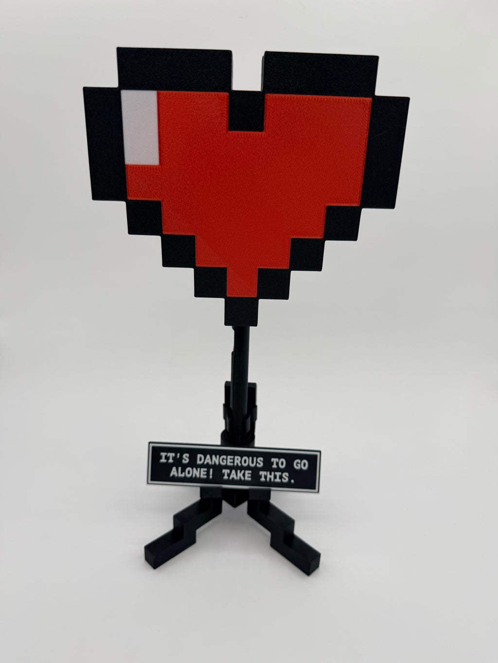 Zelda Heart Container Lamp – Bluetooth Pixel Art Gamer Light