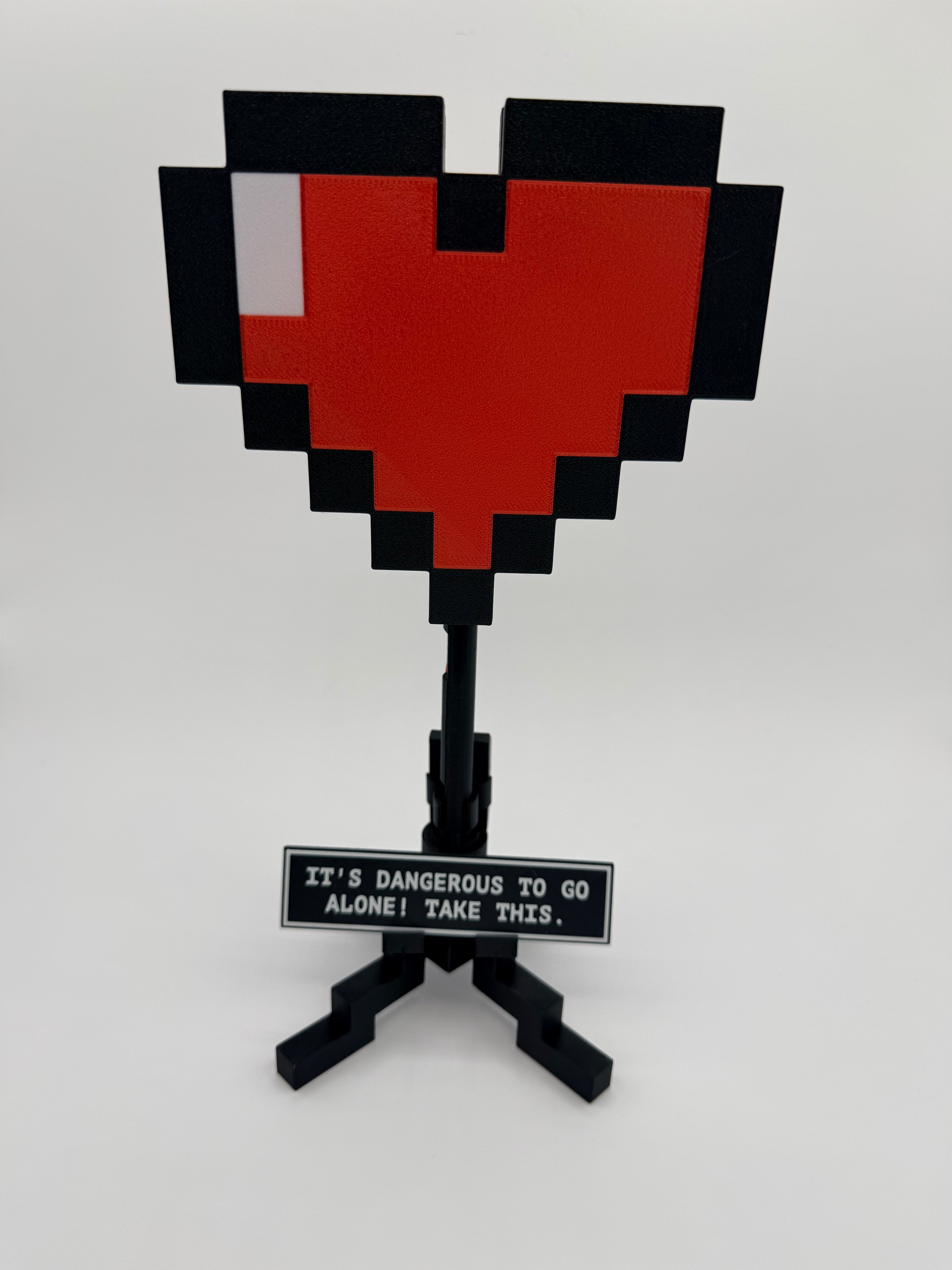 Zelda Heart Container Lamp – Bluetooth Pixel Art Gamer Light