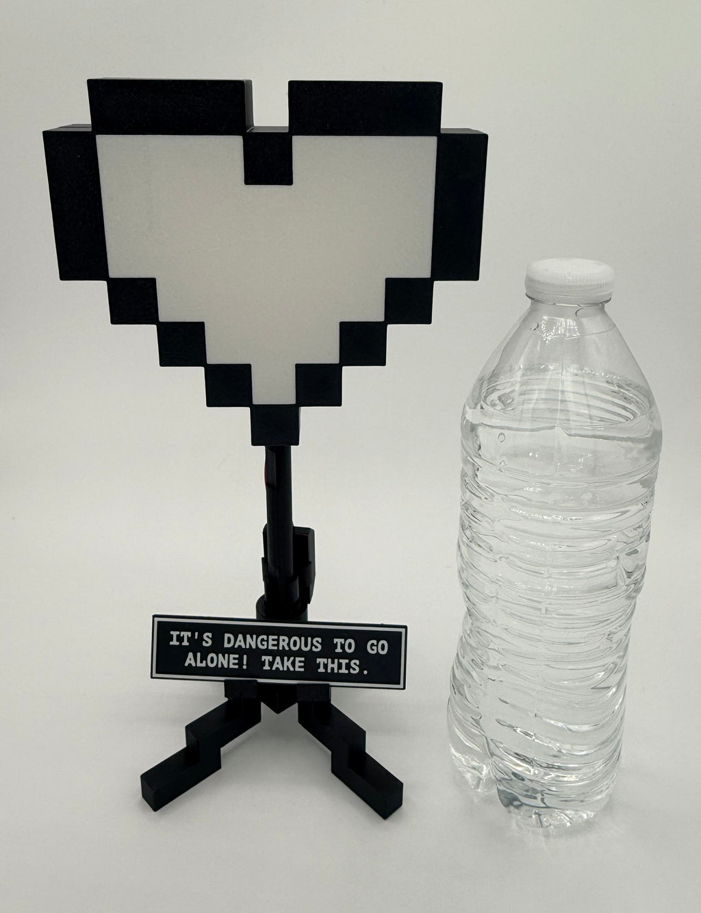 Zelda Heart Container Lamp – Bluetooth Pixel Art Gamer Light