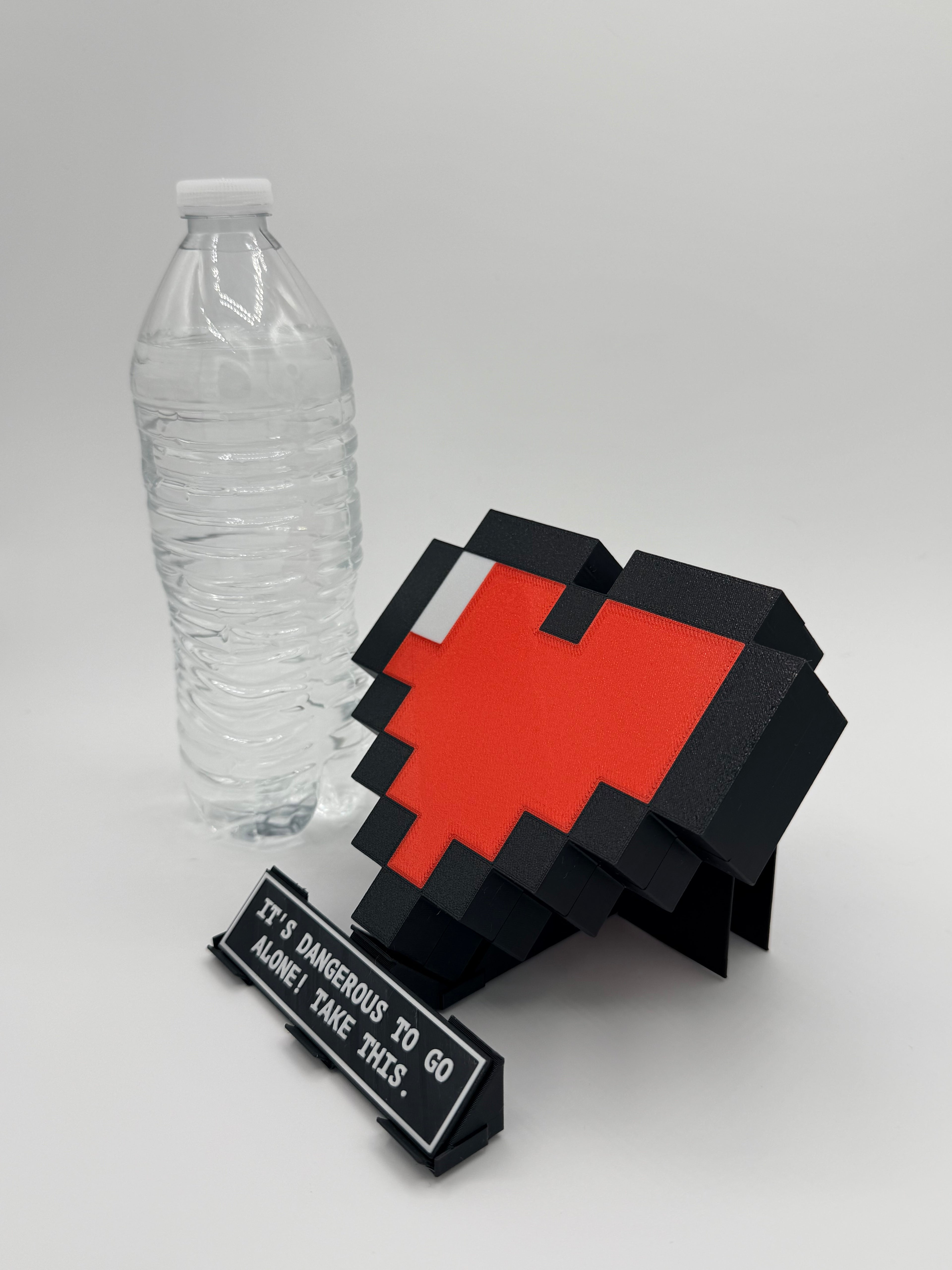 Zelda Heart Container Lamp – Bluetooth Pixel Art Gamer Light