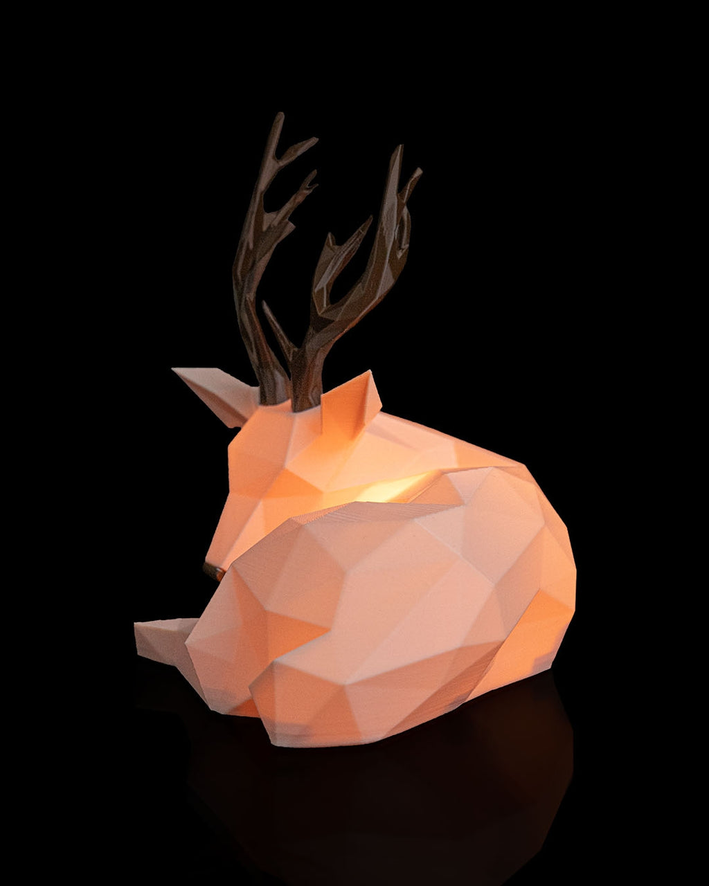 Low Poly Reindeer - Table Lamp