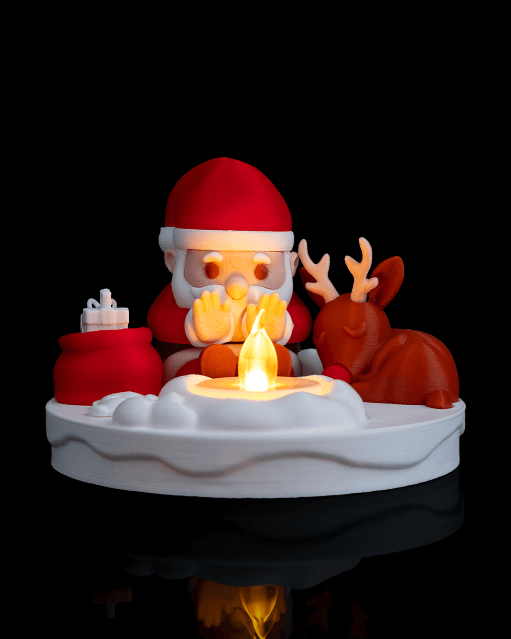 Santa’s Bonfire - Table Lamp