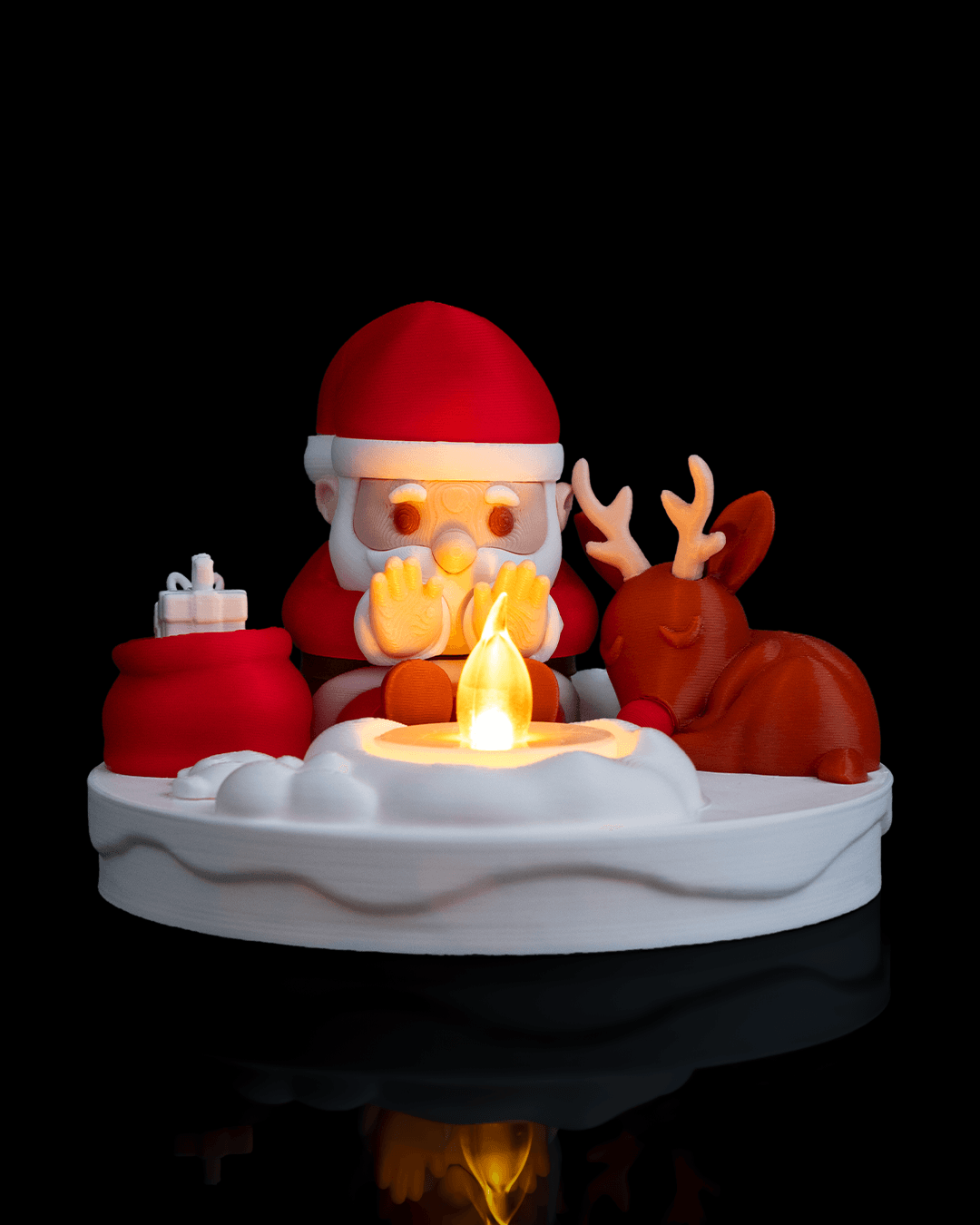 Santa’s Bonfire - Table Lamp