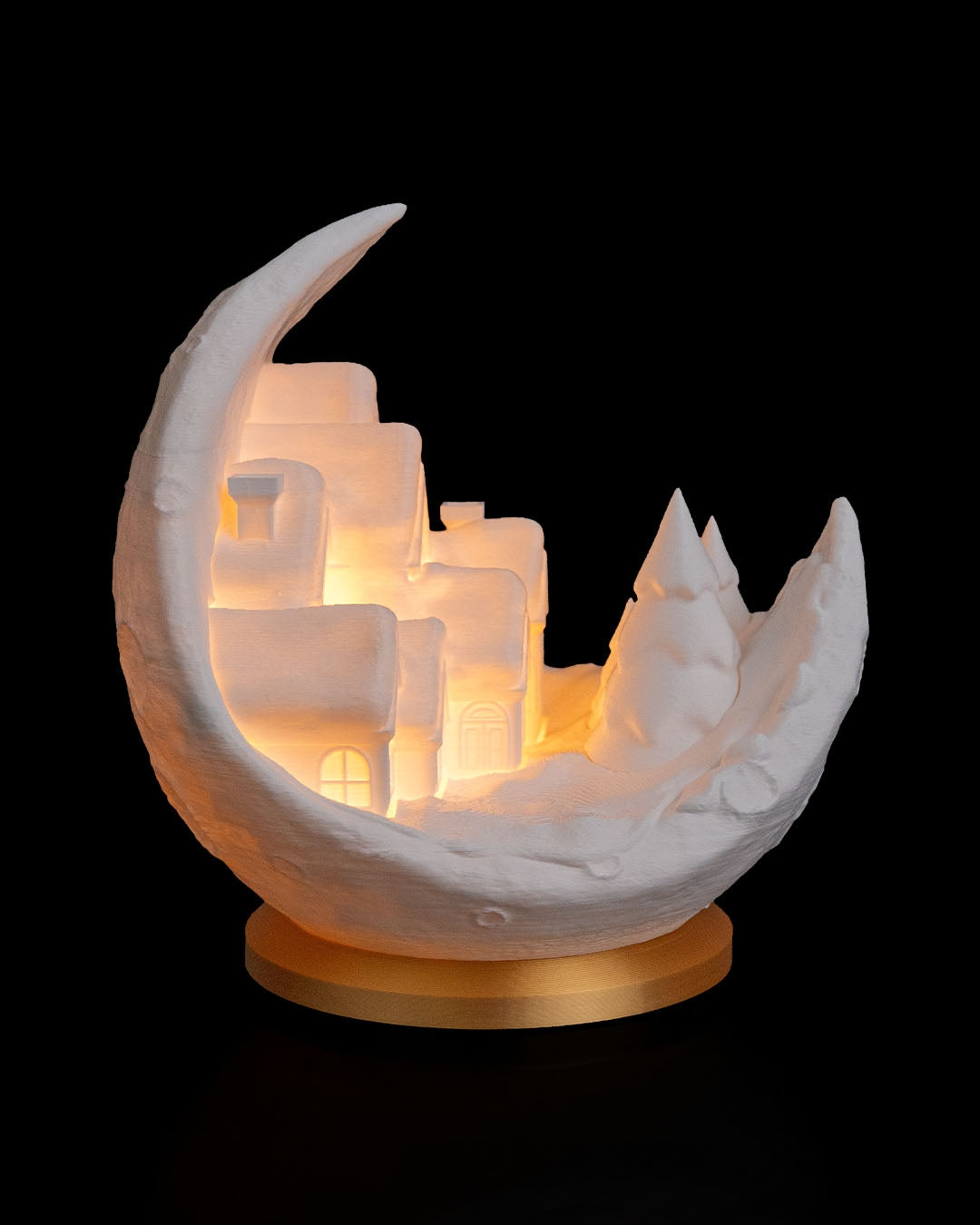 Village on the Moon - Table Lamp
