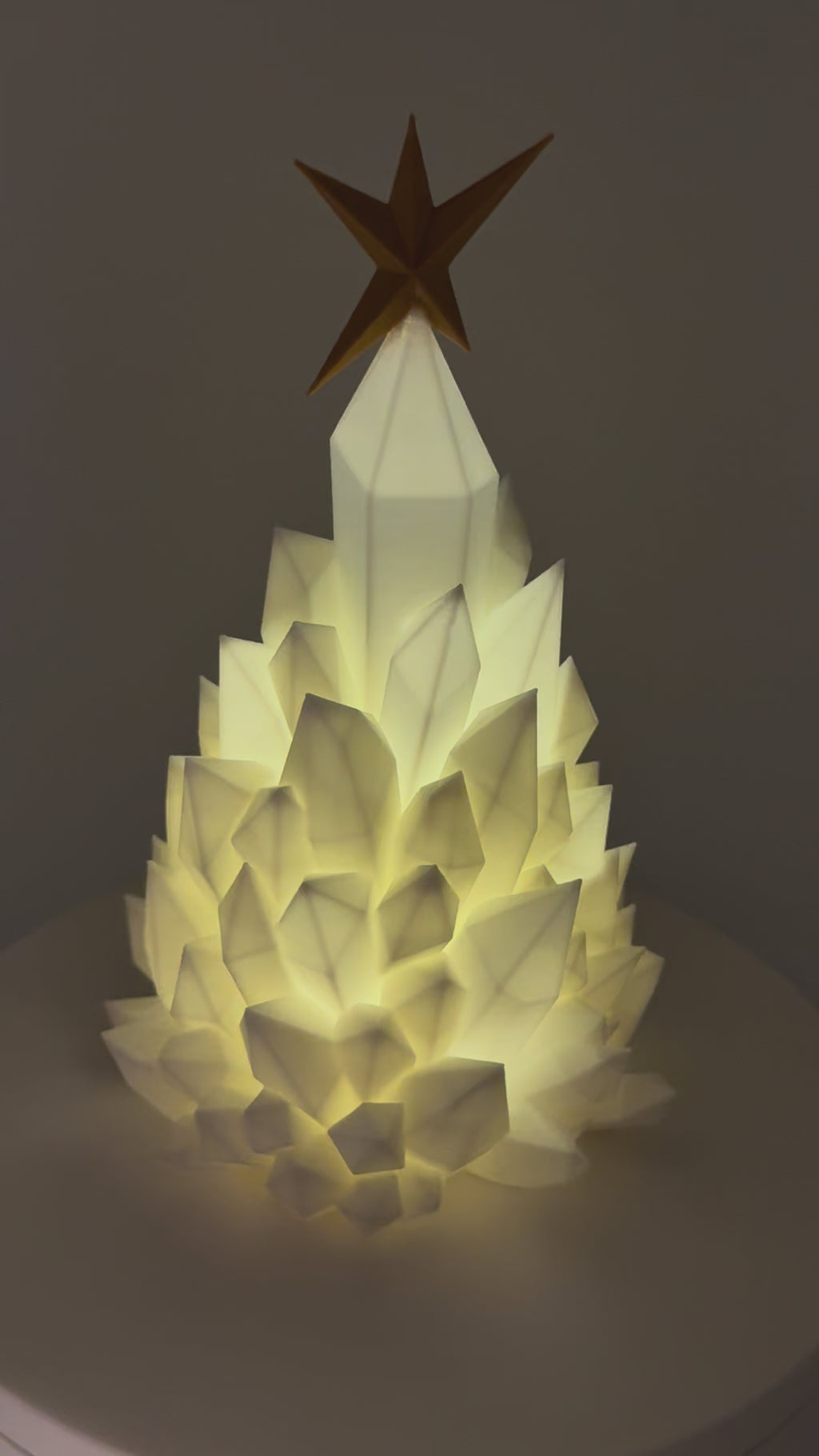 Cryst-mas Tree - Table Lamp