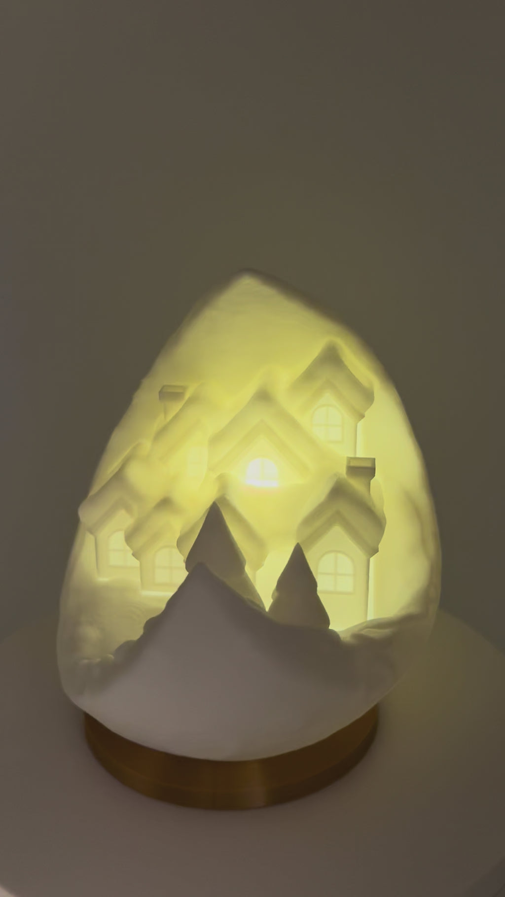 Village on the Moon - Table Lamp