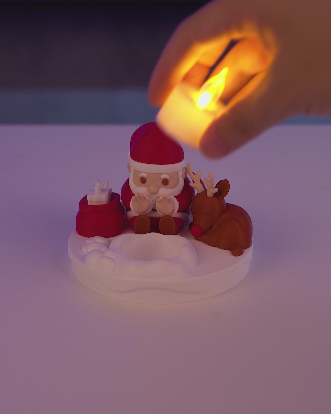 Santa’s Bonfire - Table Lamp